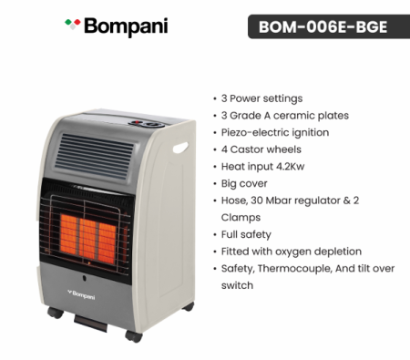 صوبة غاز 3 بلاطات BOMPANI